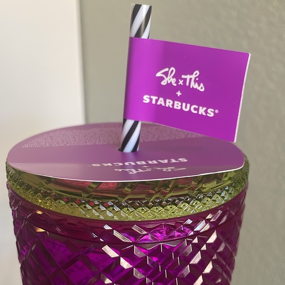 CLOSET CLOSING NWT Starbucks She X This collab cold cup w/ lid & straw, venti - Picture 11 of 15